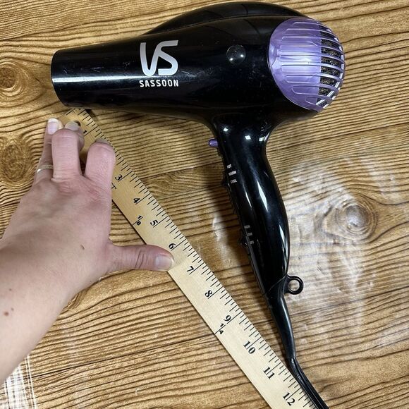 Vidal Sassoon Hair Dryer VS781 Black/Purple - Picture 9 of 10